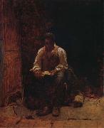 Eastman Johnson The Lord Is My Shepherd oil painting artist